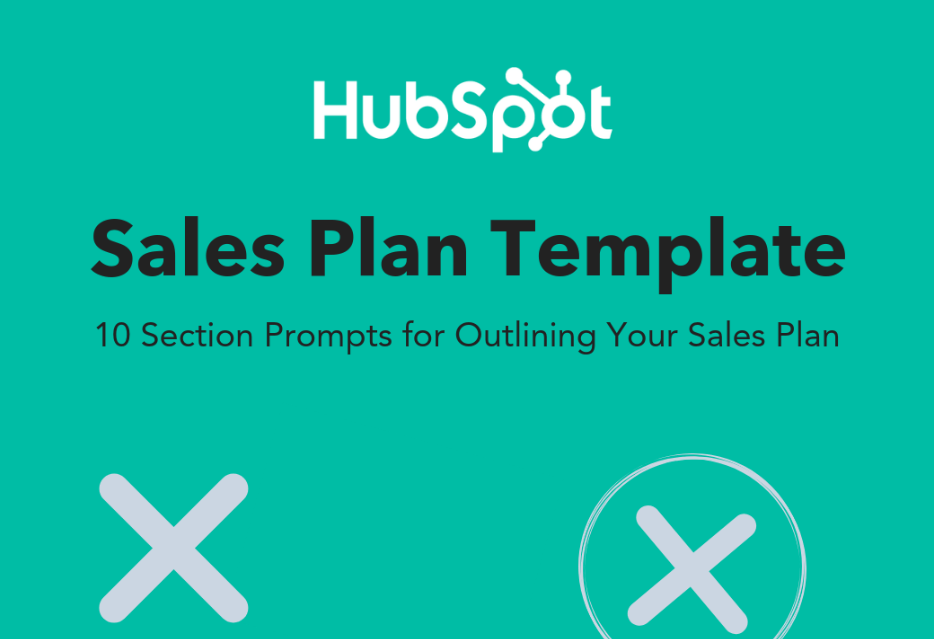Free Sales Plan Template HubSpot